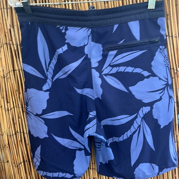 Favant Blue Floral Boardshorts - Picture 2 of 2